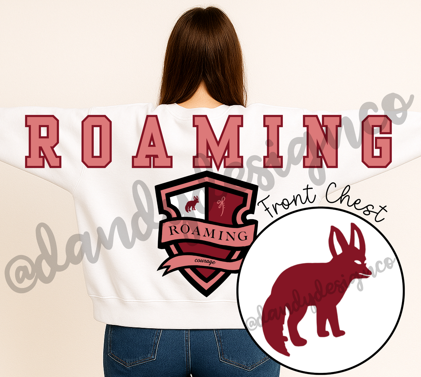 JES House Oversized Print Sweatshirt - All Houses