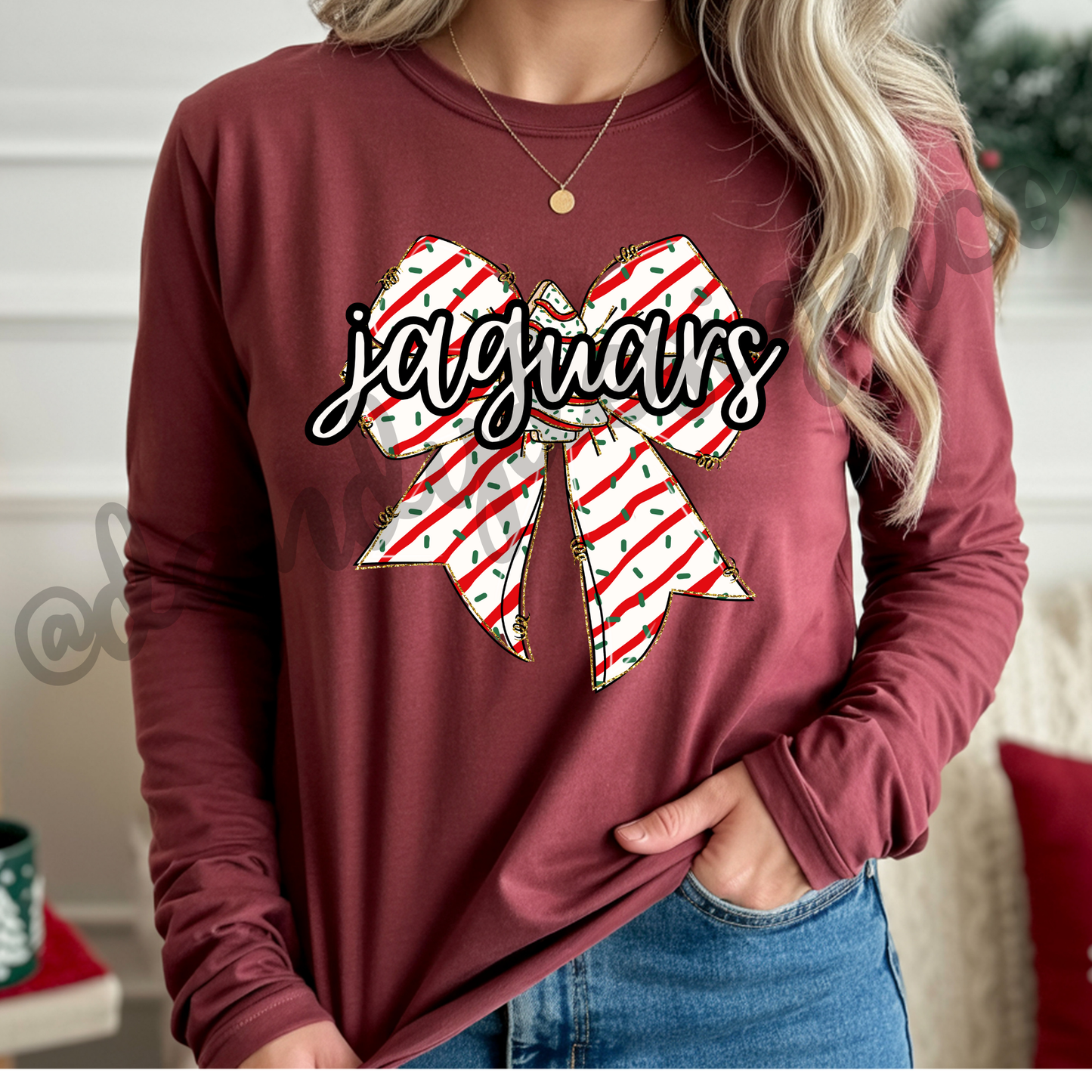 Jaguars Cake Bow - Long Sleeve