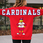 Saint Louis Baseball Oversized Print Sweatshirt