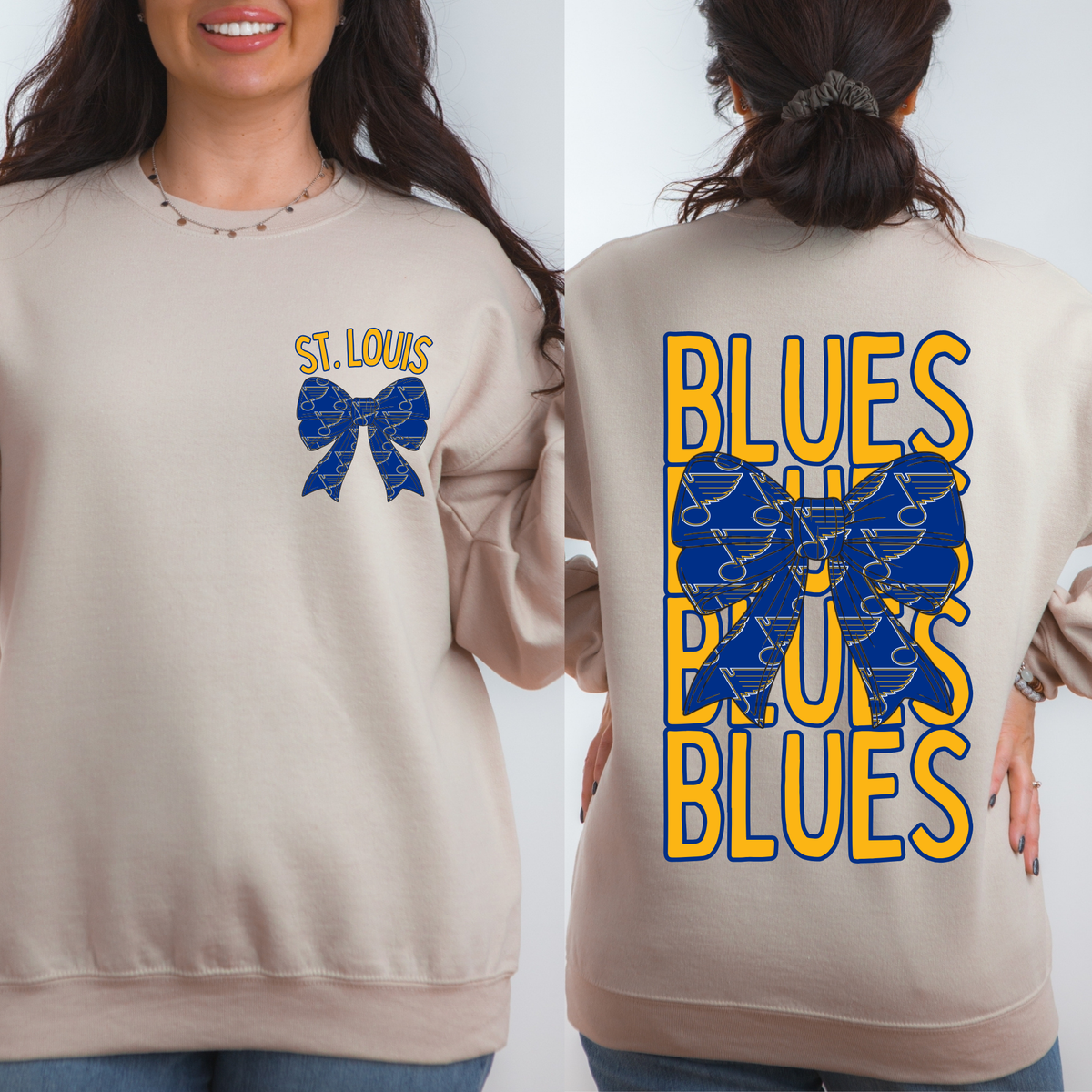 Blues Bow - Sweatshirt