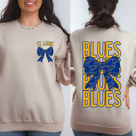 Blues Bow - Sweatshirt
