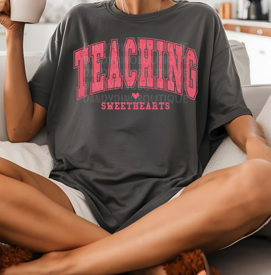 Teaching Sweethearts Varsity Short Sleeve/Sweatshirt