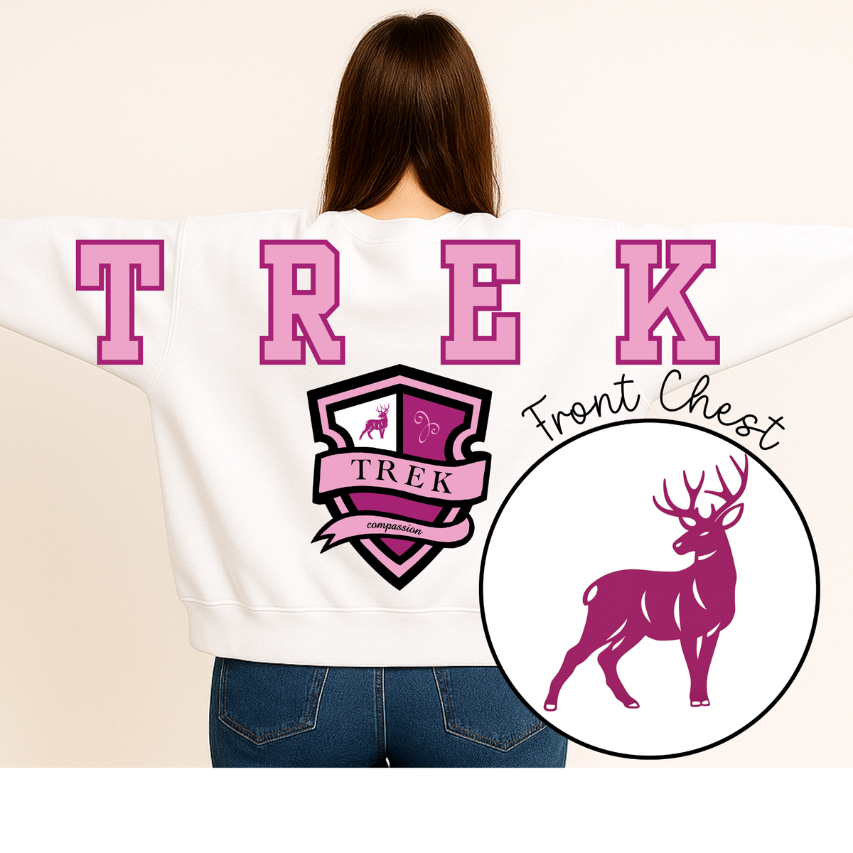 Journey Elementary ALL HOUSES Oversized Print Sweatshirt