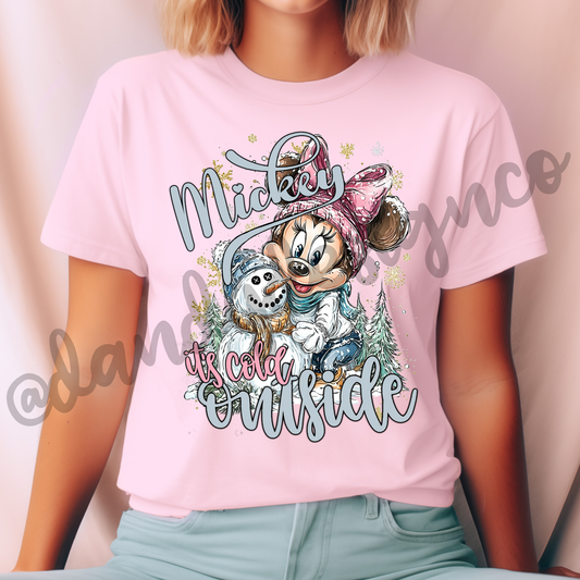 Mouse Cold Outside - Short Sleeve