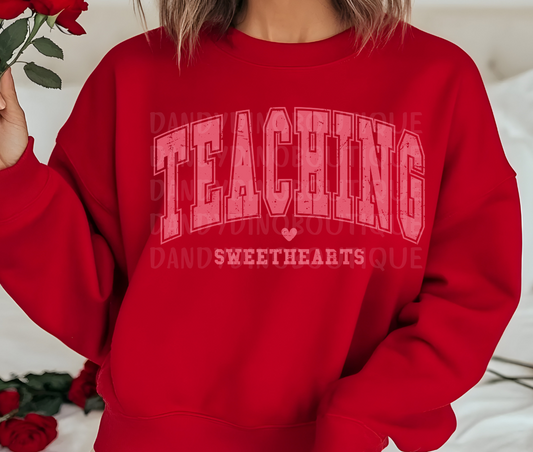 Teaching Sweethearts Varsity Short Sleeve/Sweatshirt