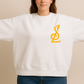 Saint Louis Hockey Oversized Print Sweatshirt