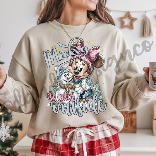 Mouse Cold Outside - Sweatshirt