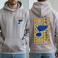 Blues Stacked - Hoodie