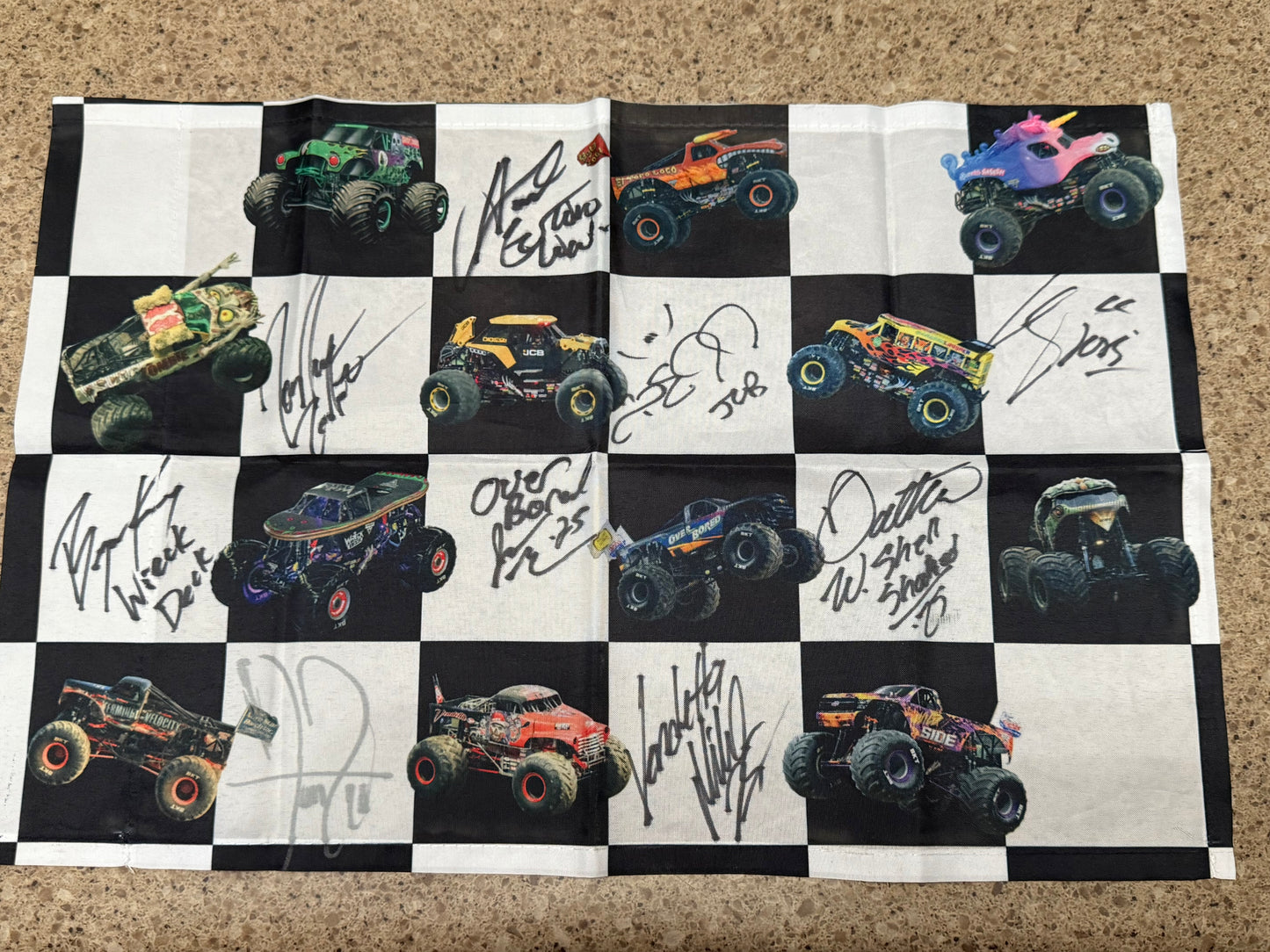 MJ Show Autograph Flags - 12” x 18”