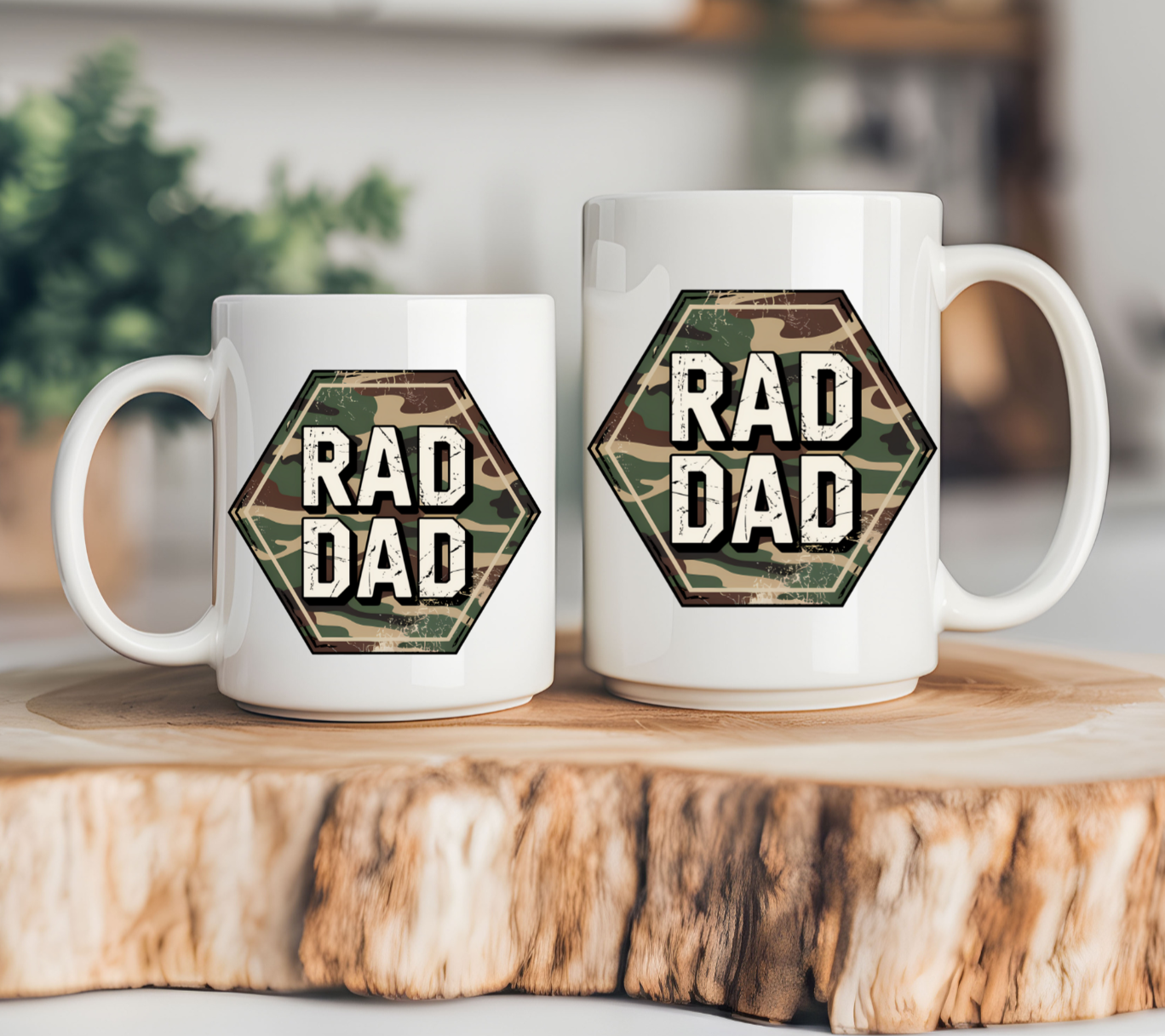 Rad Dad Camo Coffee Mug