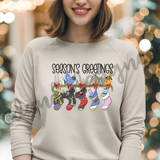 Season's Greetings Stockings - Sweatshirt