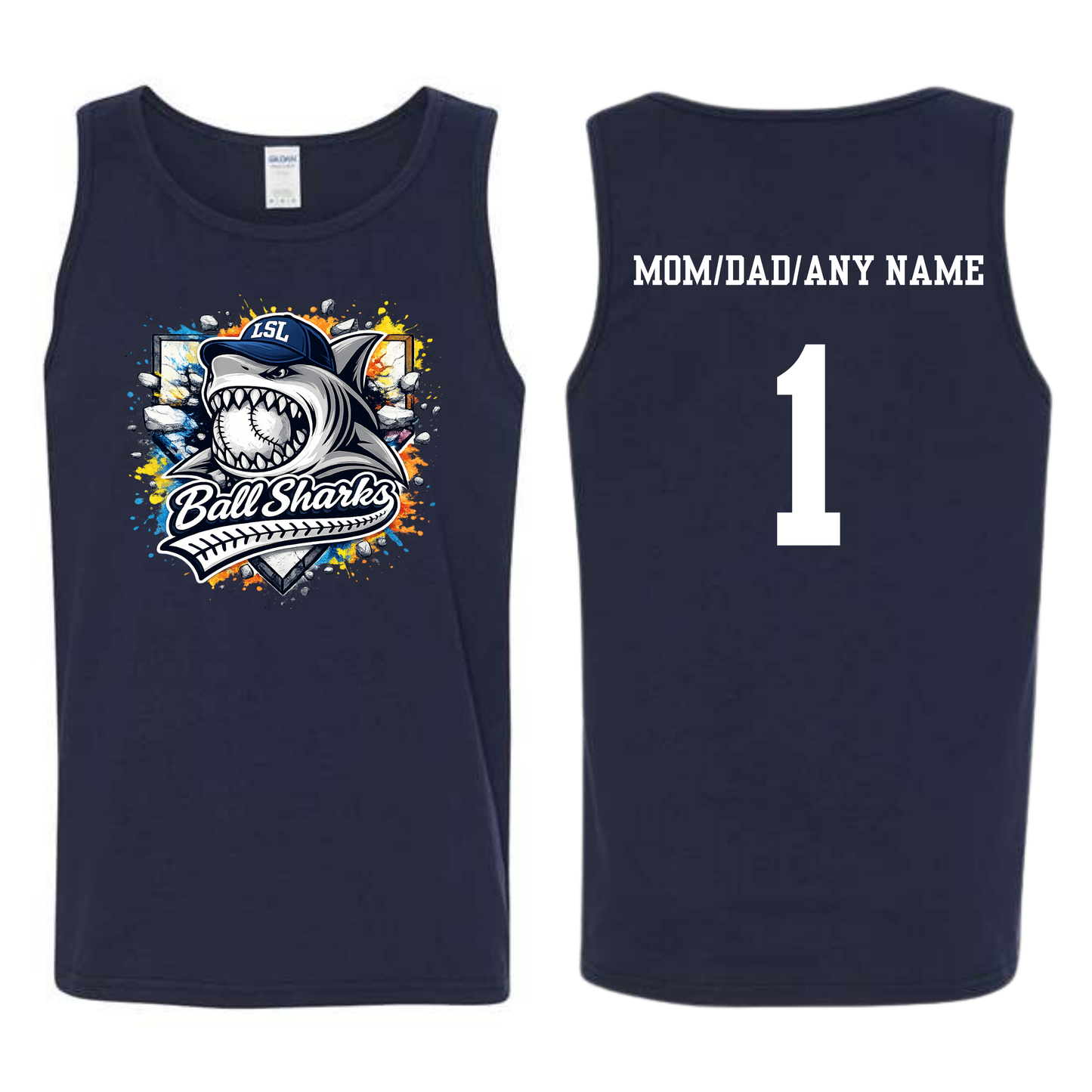 Ball Sharks Jersey Style - Tank Top