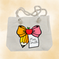 Pencil Bow Custom Name Teacher Tote Bag