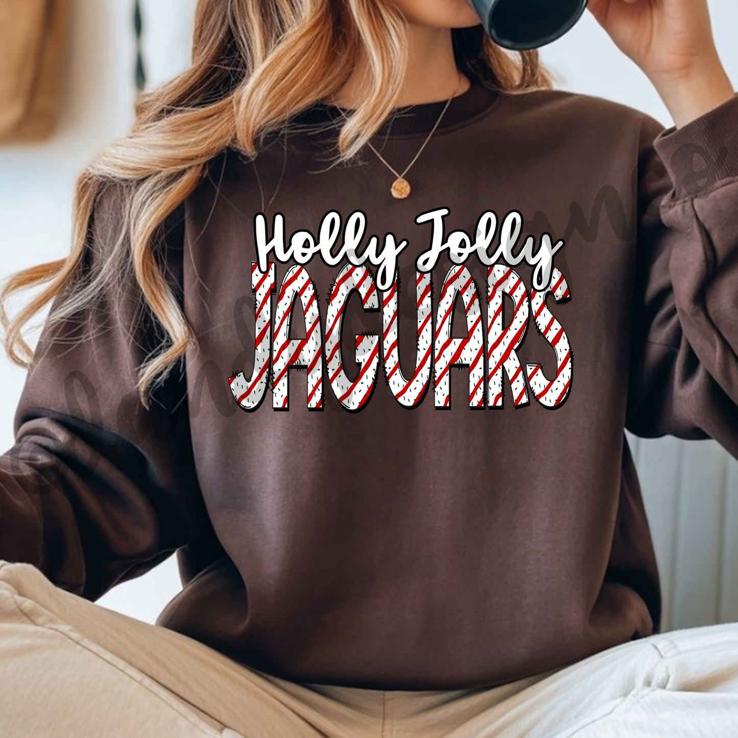 Holly Jolly Jaguars Cake - Sweatshirt