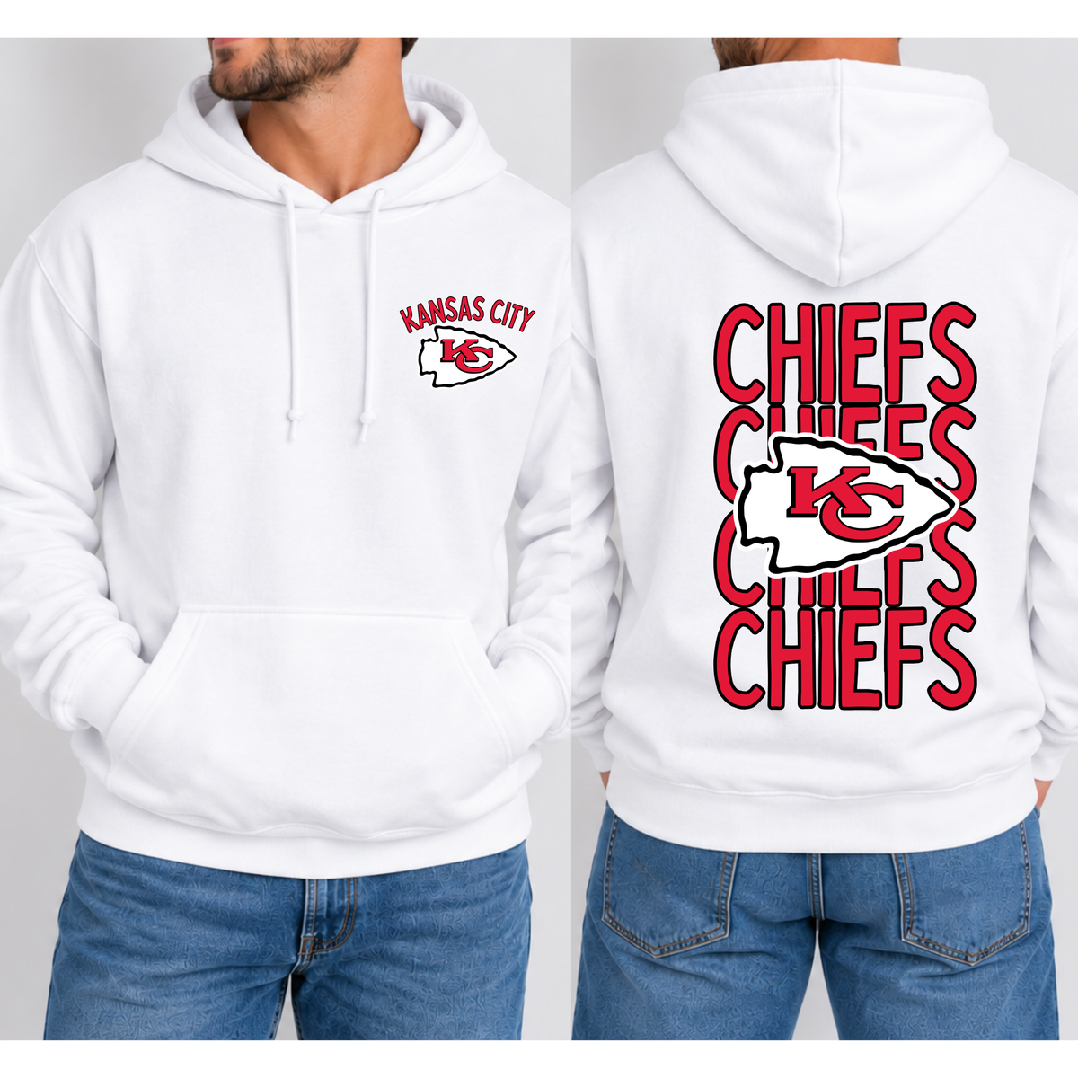 Chiefs Stacked - Hoodie