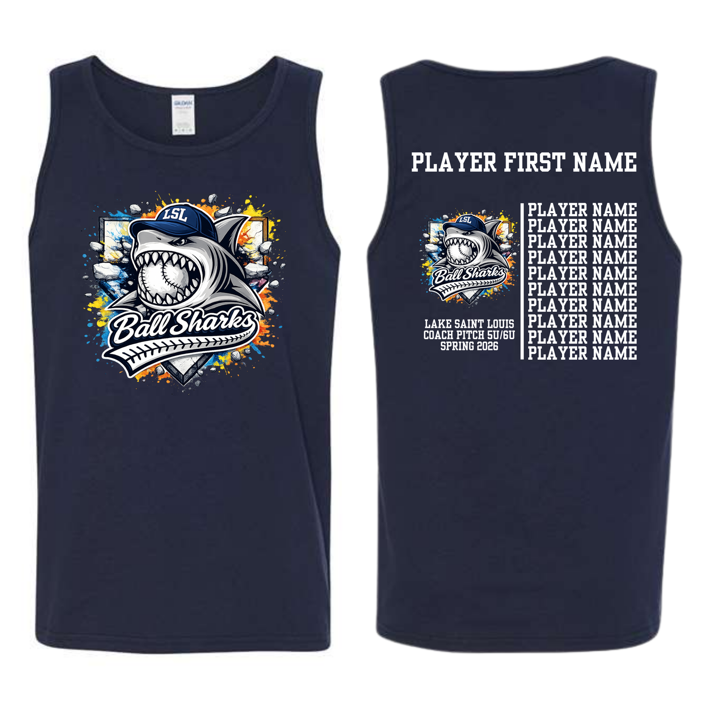 Ball Sharks Team Shirt - Tank Top