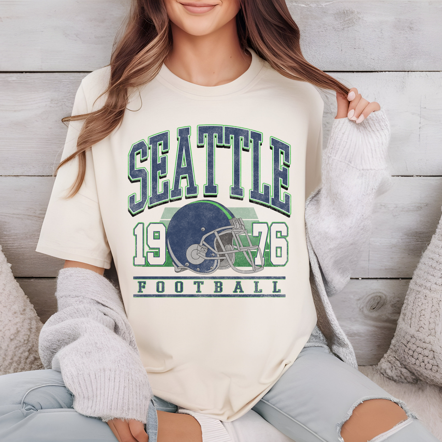Seattle Football 1976 - Short Sleeve