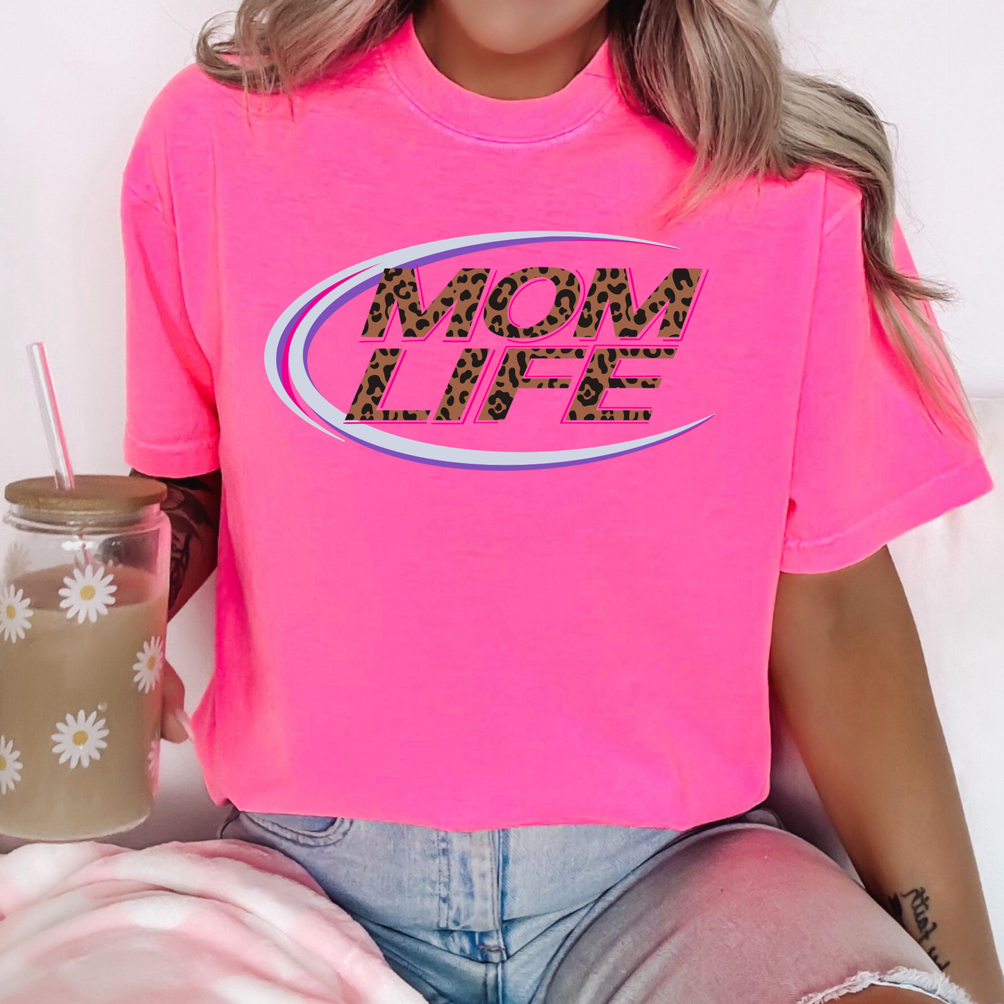 Mom Life B Light - Short Sleeve