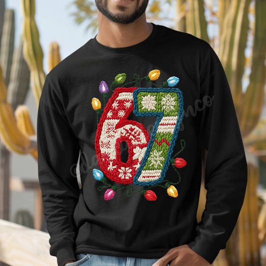 67 Christmas Light Yarn - Long Sleeve