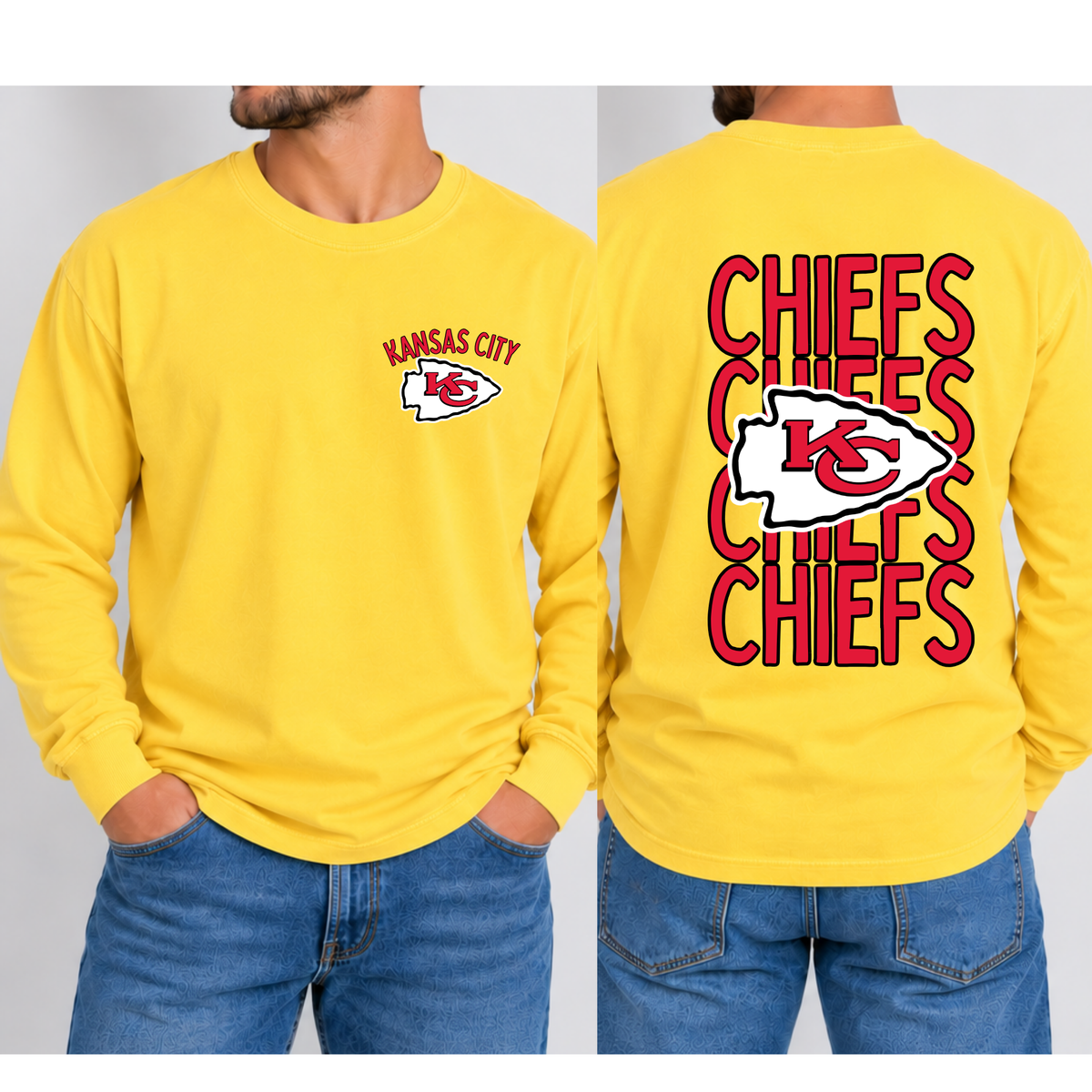 Chiefs Stacked - Long Sleeve