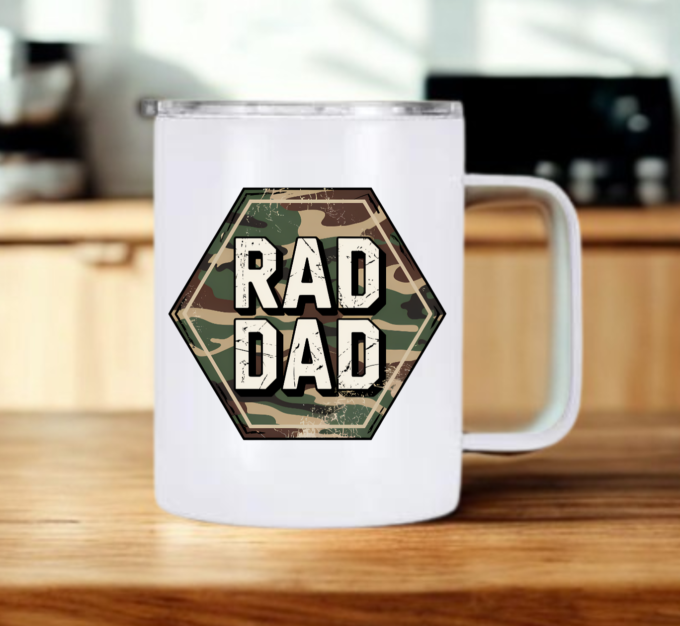 Rad Dad Camo Coffee Mug