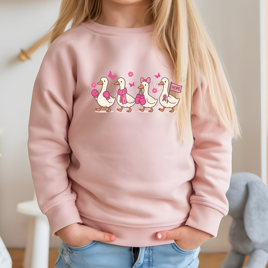 Breast Cancer Awareness Goose - Sweatshirt