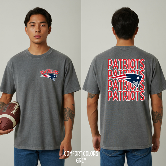 Patriots Stacked - Short Sleeve