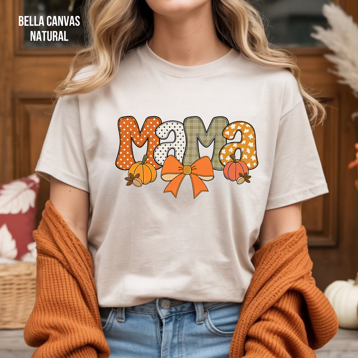 Fall Bow Mama/Nana/Gigi/Mimi - Short Sleeve