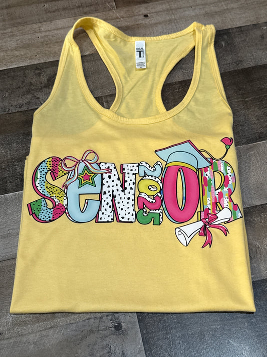 M - Senior 2025 Racerback Tank Top