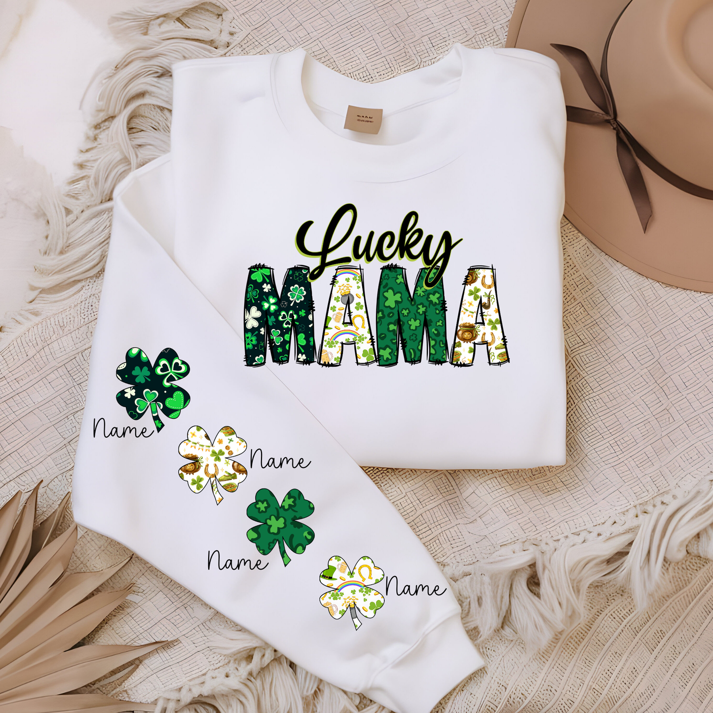 Lucky Mama PERSONALIZABLE - Sweatshirt