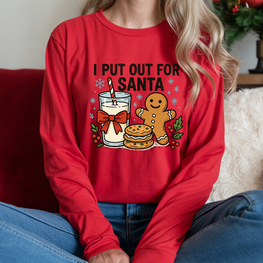 Put Out For Santa - Long Sleeve