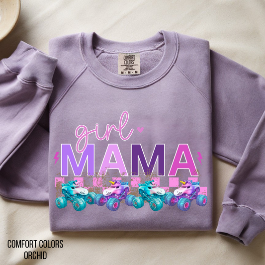 Girl Mama Monster Truck - Sweatshirt
