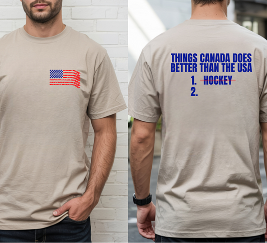 USA/Canada Hockey - Short Sleeve