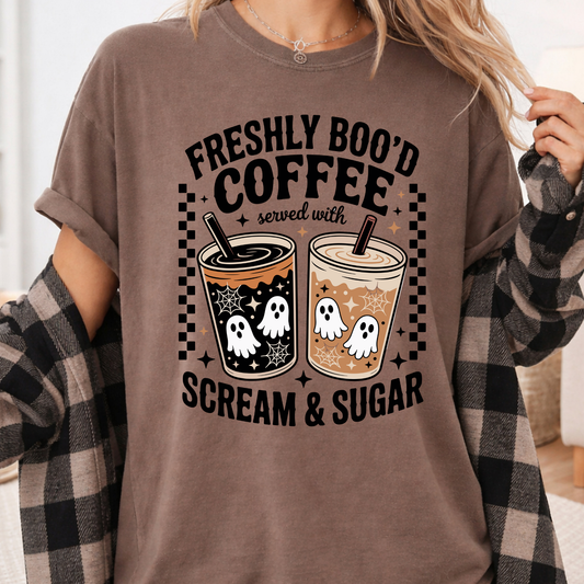 Freshly Boo'd Coffee - Comfort Colors Short Sleeve