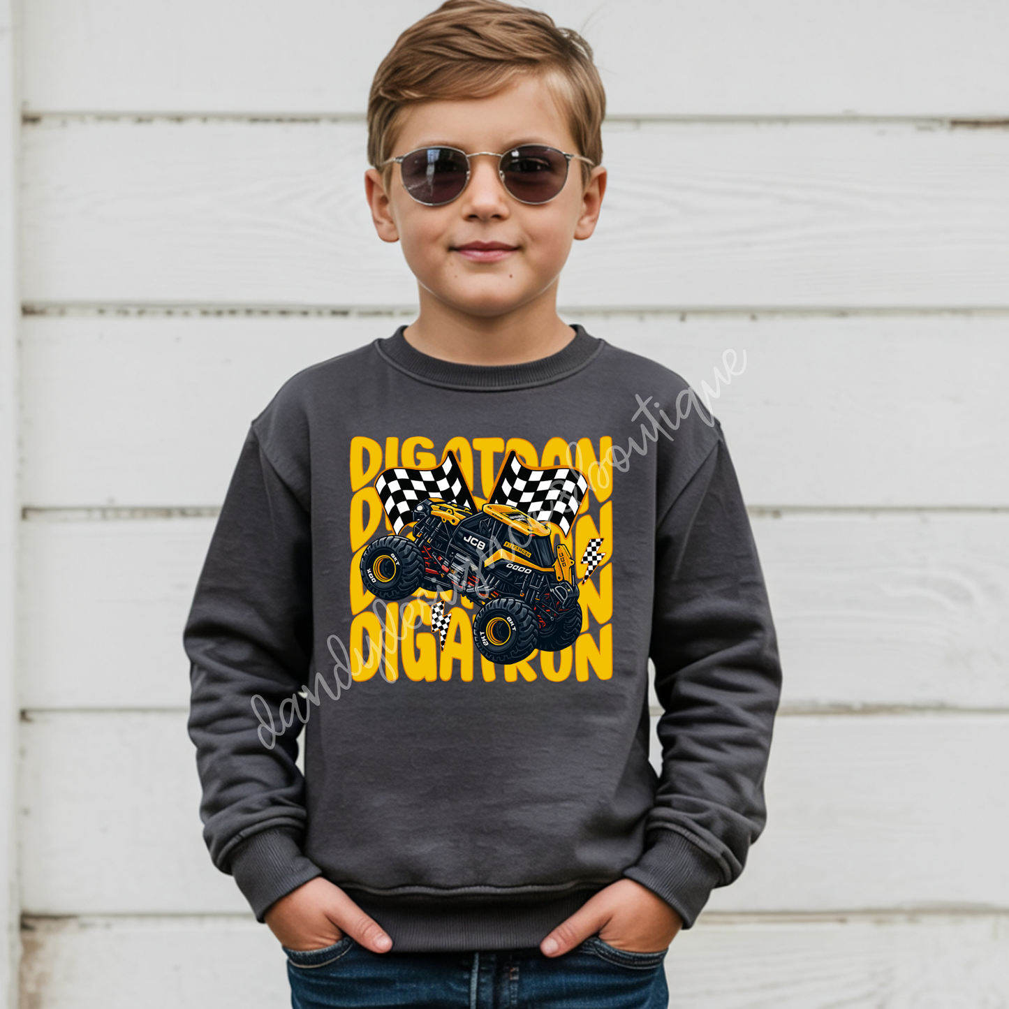 MJ Monster Trucks Wavy - Sweatshirt