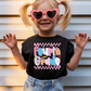 Preppy Checkered Doodle Grade Level - Short Sleeve