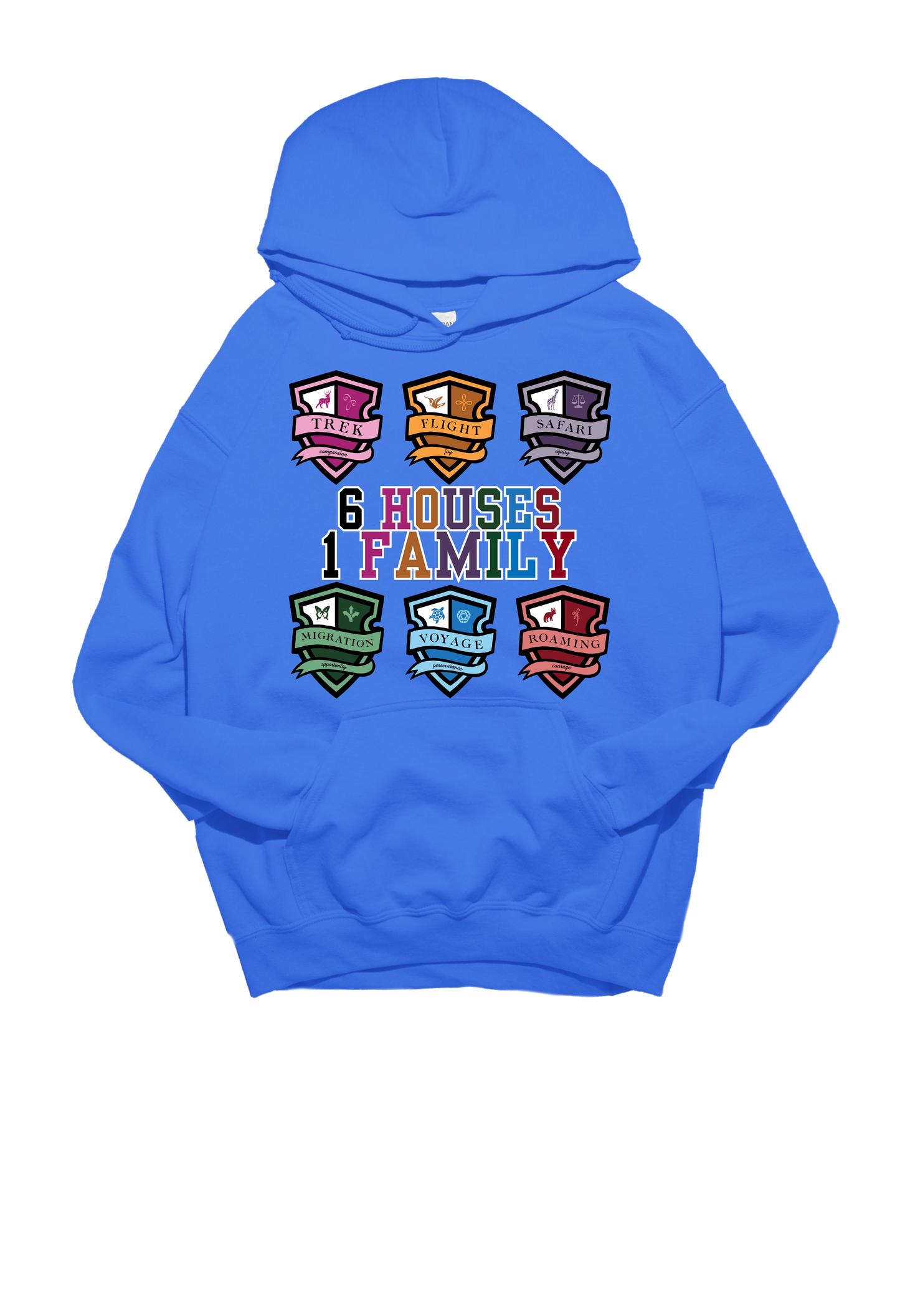 JOURNEY ELEMENTARY - 6 Houses 1 Family Hoodie