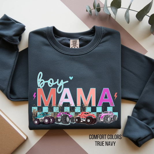 Boy Mama Monster Truck - Sweatshirt