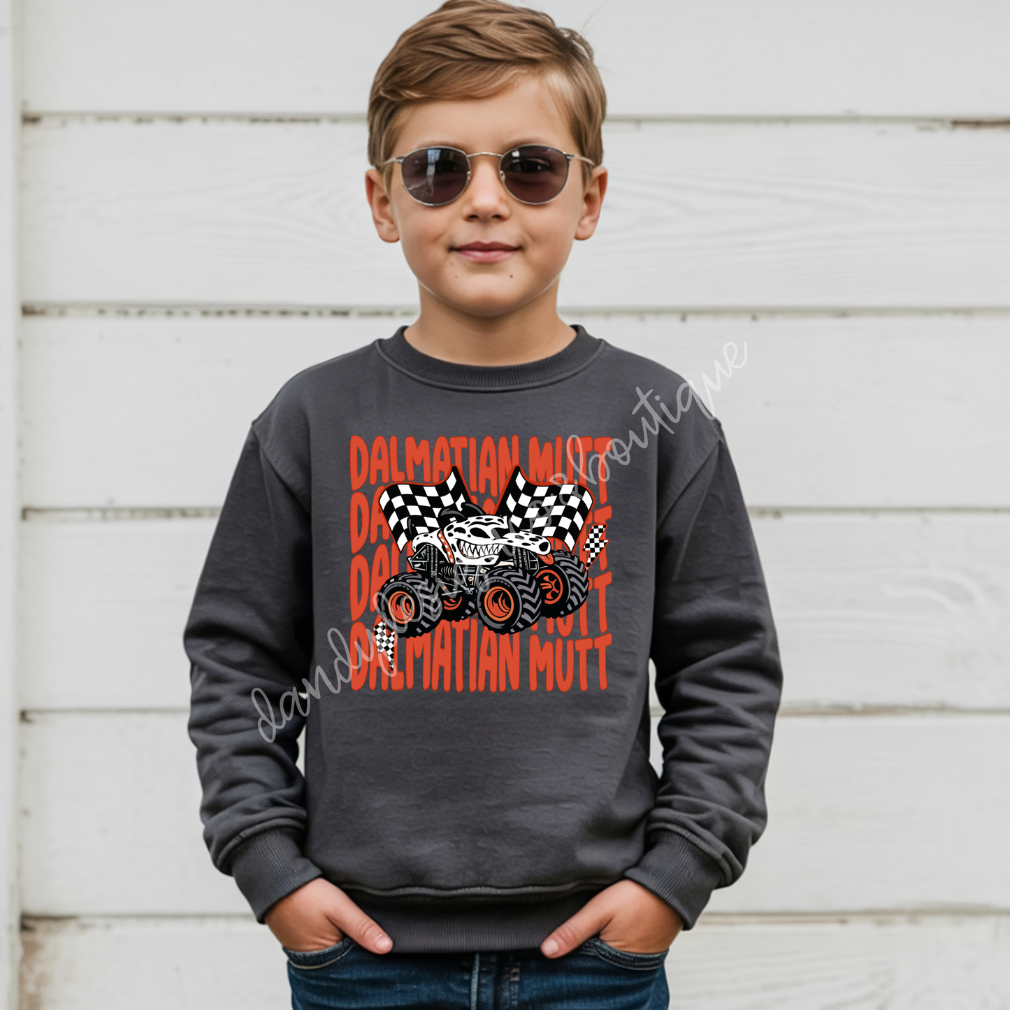 MJ Monster Trucks Wavy - Sweatshirt
