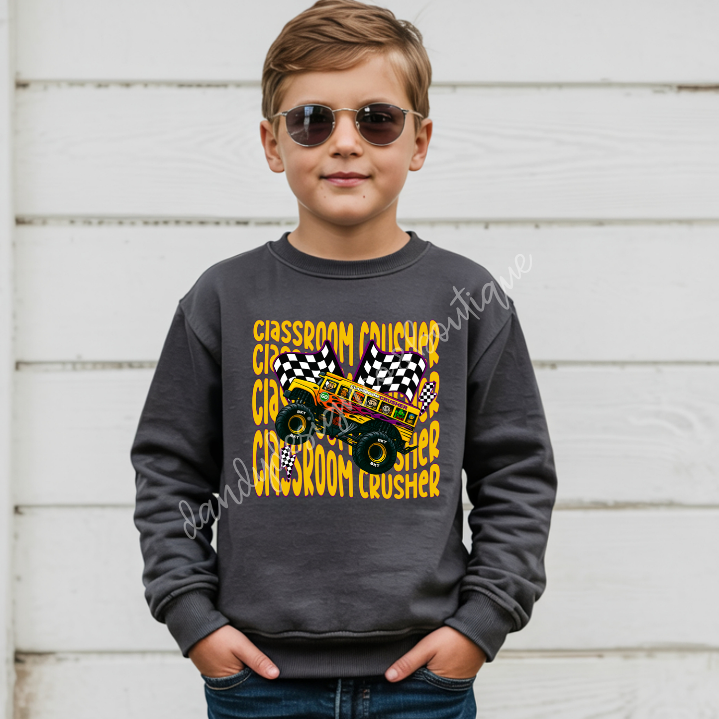 MJ Monster Trucks Wavy - Sweatshirt