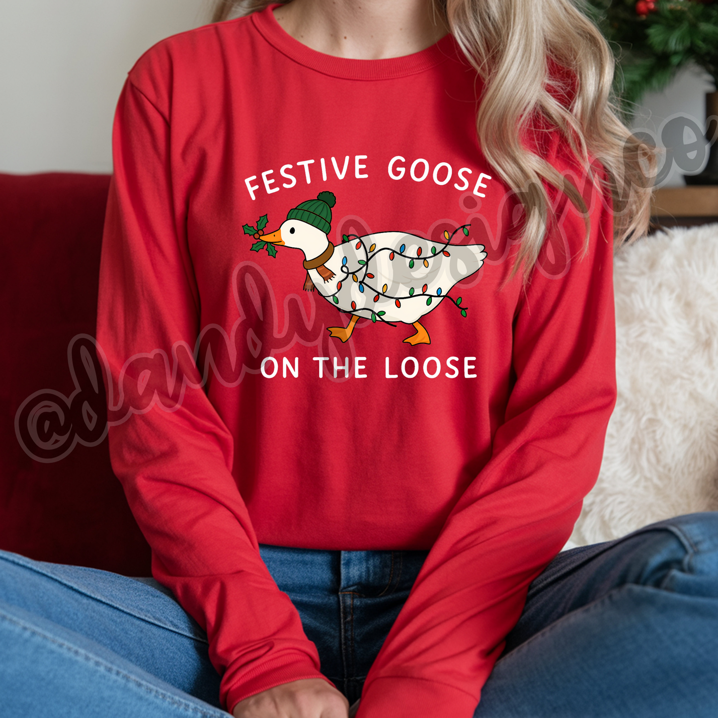 Festive Goose - Long Sleeve