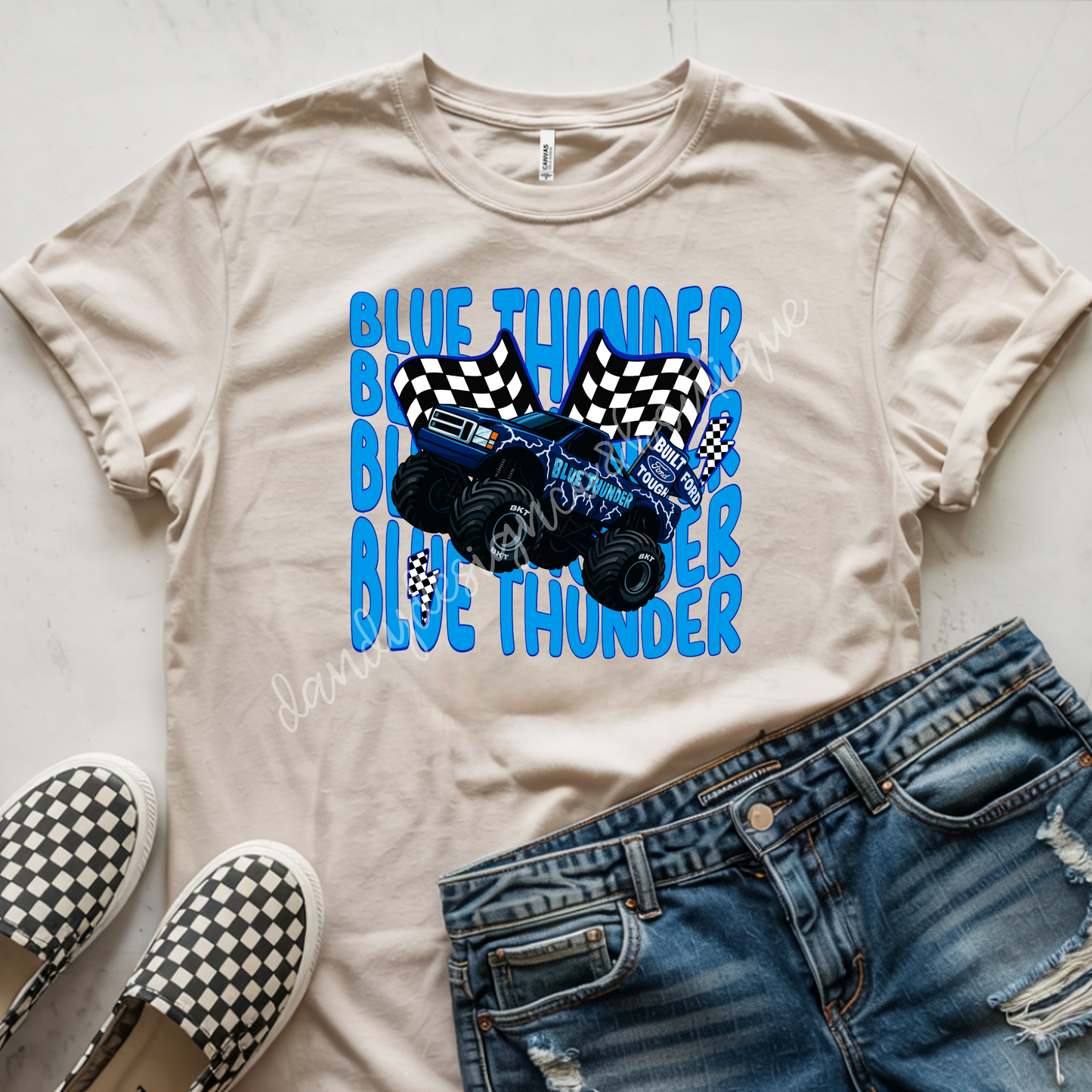 MJ Monster Trucks Wavy - Short Sleeve