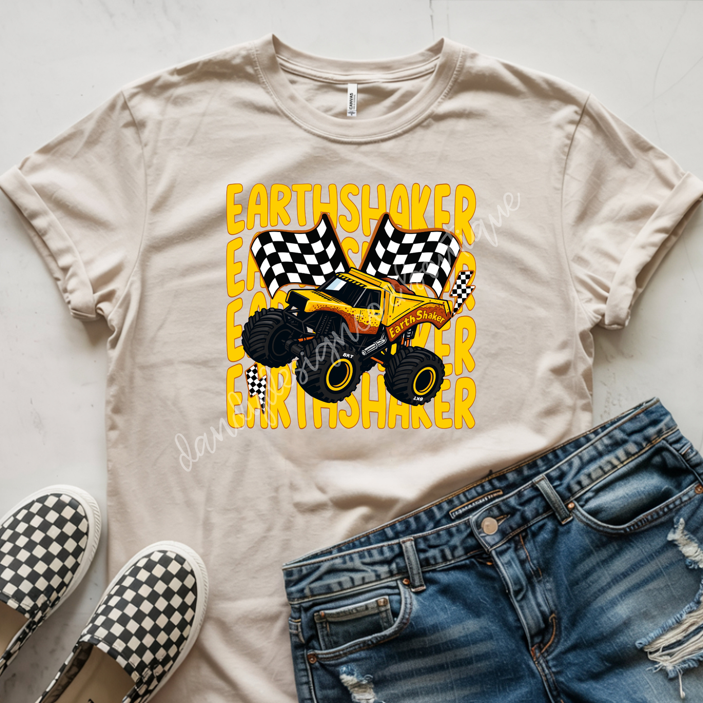 MJ Monster Trucks Wavy - Short Sleeve