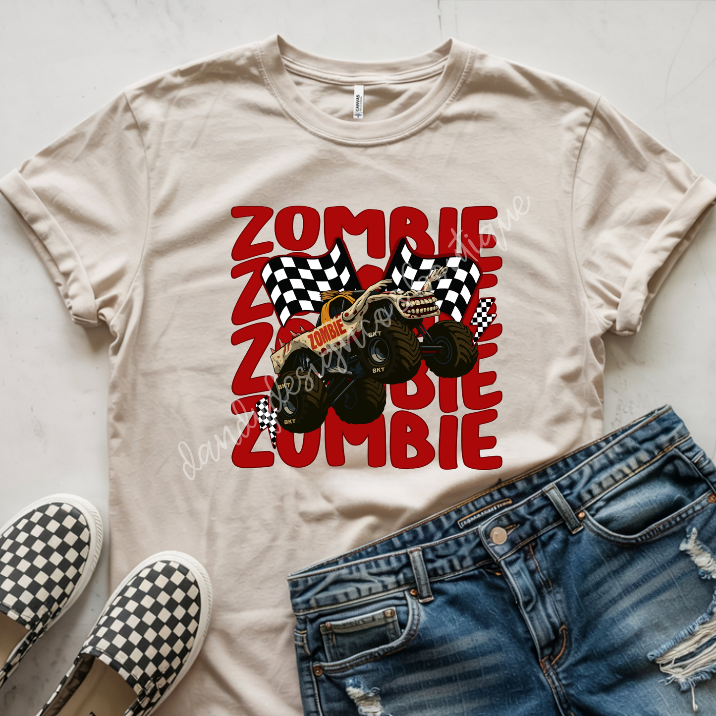 MJ Monster Trucks Wavy - Short Sleeve