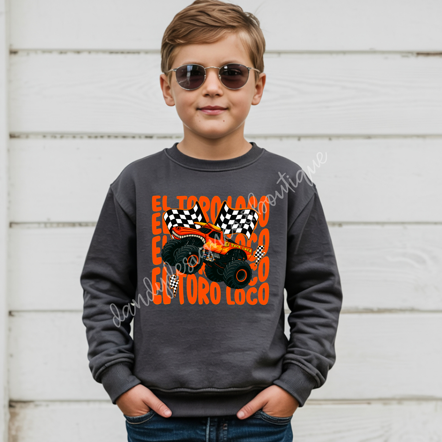 MJ Monster Trucks Wavy - Sweatshirt