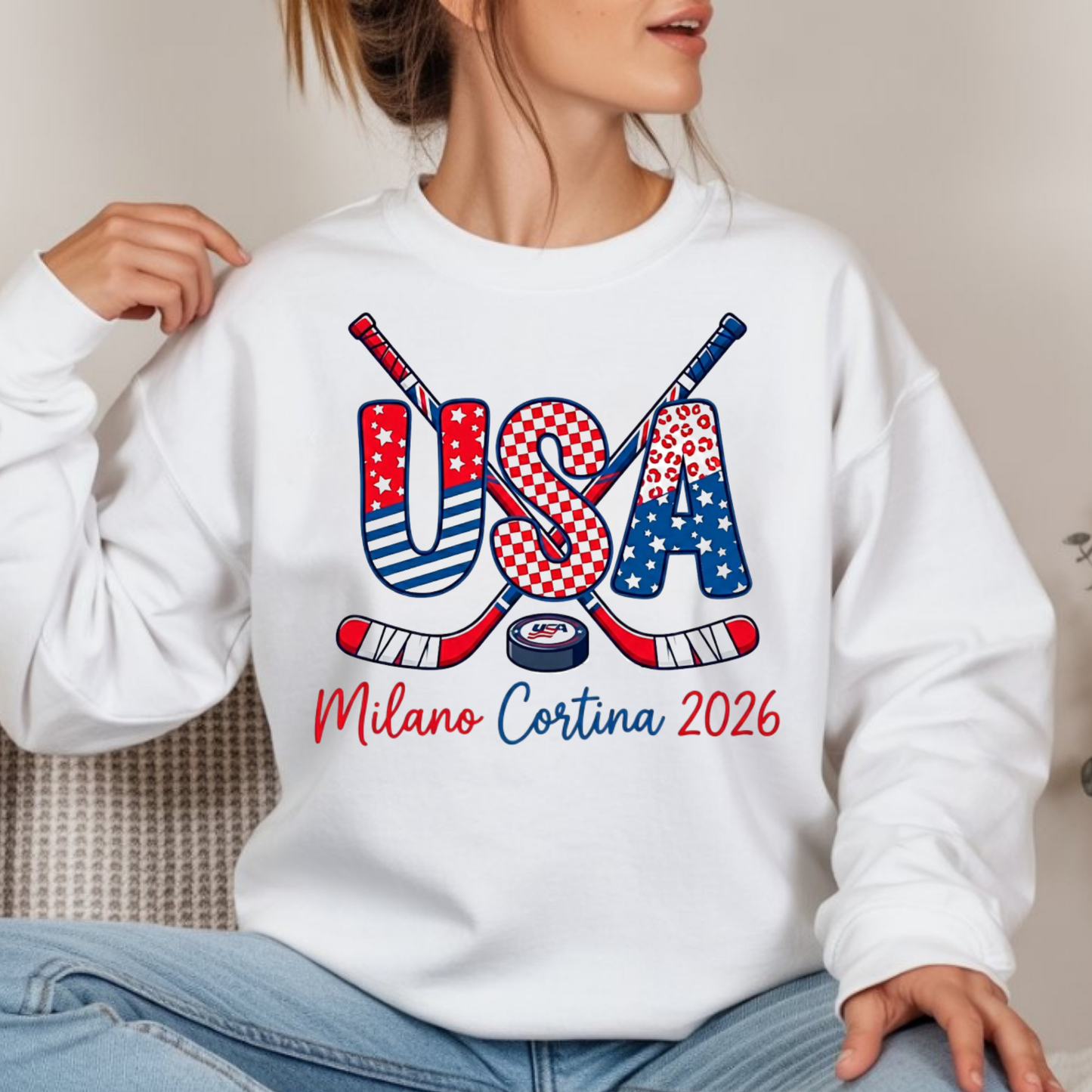 USA Hockey Animal Print - Sweatshirt