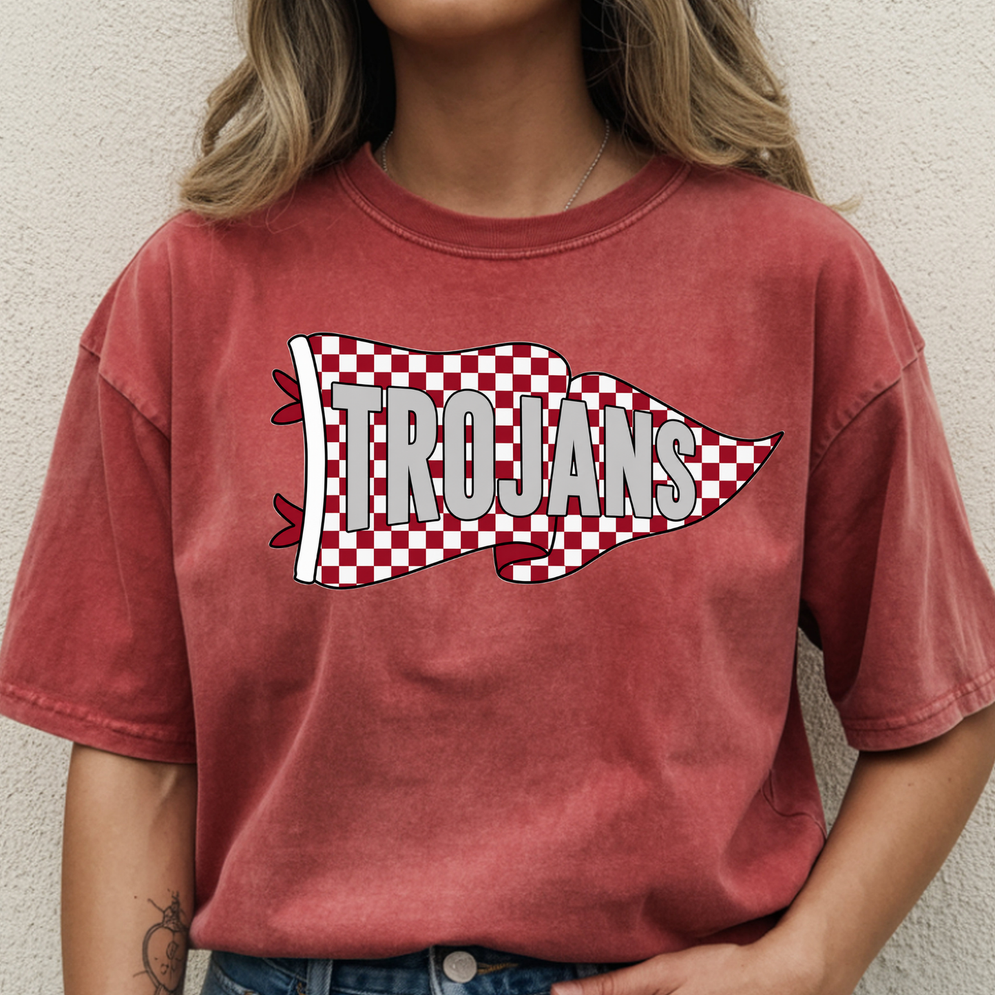 Mascot Pennant Flag - Short Sleeve