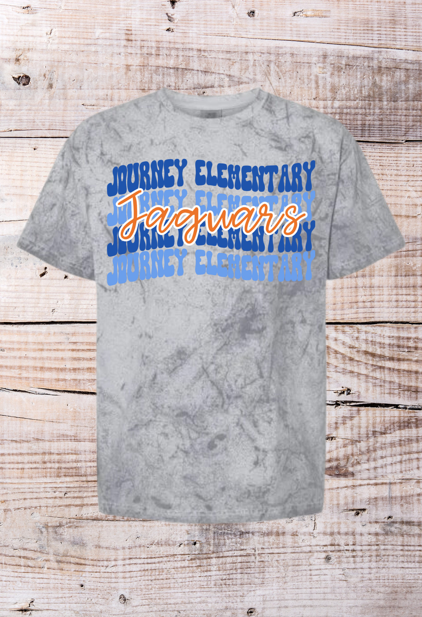 JOURNEY ELEMENTARY - Wavy Journey Elementary Jaguars Short Sleeve