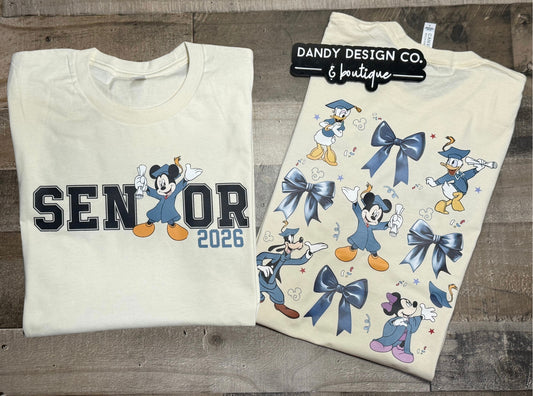 S Senior 2026 Mouse Short Sleeve