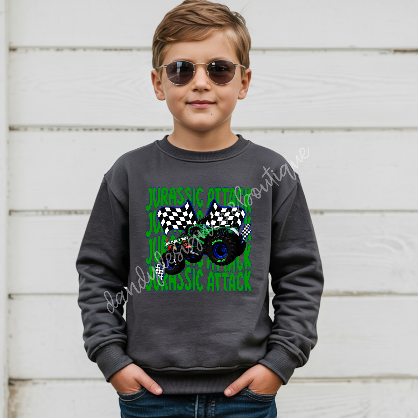 MJ Monster Trucks Wavy - Sweatshirt